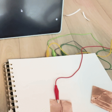 In this test, there is only one button which the user holds to create these overlapping rectangles, if they let go the rectangles stop appearing.       